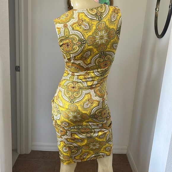 Beautiful Vintage Nicole Miller Collection Silk Blend Dress - Picture 4 of 5